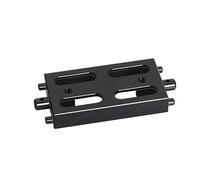 RC Accesorios para Tamiya para Hotshot II 1/10 Alerón De Aluminio Montaje Actualización Accesorios Reparación Piezas Repuesto Modelos Juguete(Black)
