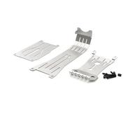 RC Accesorios Para Tamiya Para Hotshot Ii 2024 58737 1/10 Protector De Eje Placa Deslizamiento Chasis Acero Inoxidable Piezas Mejora Coche Rc