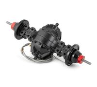 RC Accesorios para Tamiya para LMT 4WD 1/14, Piezas De Repuesto para Coche Control Remoto, Accesorios, Juego Eje Delantero Y Trasero Metal(Rear)