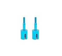 RC Accesorios para Tamiya para TT01 TT01E para TT02 para TT02B 51006 9005713 1/10 RC Piezas De Coche Accesorios 2 Copa Eje Rueda Aluminio Metal(Blue)