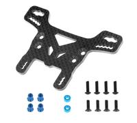 RC Accesorios Para Tamiya Para XV02 XV-02 Pro 58707 1/10 Placa Torre Amortiguación Delantera Y Trasera Fibra Carbono Accesorios Piezas Mejoras Coches RC(Rear)