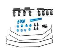 RC Accesorios para Tamiya TD4 1/10 RC Car Upgrade Parts Repuestos Accesorios Kit De Barra Estabilizadora Delantera Y Trasera 22037