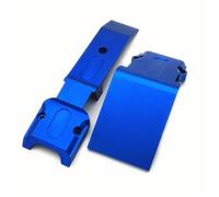 RC Accesorios para Traxxas para E-revo para Summit para Slayer Pro 4x4 5337 1/10 Piezas De Control Remoto para Placa De Deslizamiento Trasera Delantera De Aluminio,(Blue,Front)