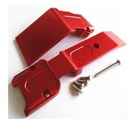 RC Accesorios para Traxxas para E-revo para Summit para Slayer Pro 4x4 5337 1/10 Piezas De Control Remoto para Placa De Deslizamiento Trasera Delantera De Aluminio,(Red,Front)