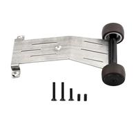 RC Accesorios Para Traxxas Para Mini Para Xrt Para Maxx Para Slash Rodamiento Inoxidable Barra Con Ruedas RC Reparación Modificar Actualización Accesorios Piezas Mejoradas(Black)