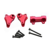 RC Accesorios para Traxxas para Slash para E-revo para Summit 1/16 1 Juego Balancín Trasero Delantero Metal 7158 RC Piezas Mejora Coche(Red,Type1)