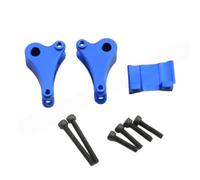 RC Accesorios para Traxxas para Slash para E-revo para Summit 1/16 1 Juego Balancín Trasero Delantero Metal 7158 RC Piezas Mejora Coche(Blue,Type2)