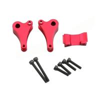 RC Accesorios para Traxxas para Slash para E-revo para Summit 1/16 1 Juego Balancín Trasero Delantero Metal 7158 RC Piezas Mejora Coche(Red,Type2)