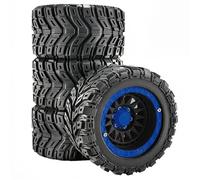 RC Accesorios para TRAXXAS para Summit para E-revo para ARRMA para Mini para Kraton 1/16 Neumáticos De Goma Ruedas RC Piezas Coche Modelos Juguete(Type2)