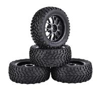 RC Accesorios para Wltoys 144001 1/14 1/16 1/10 para Scx10 para Traxxas para TRX-4 para Tamiya Coches Carreras 1,9 Pulgadas 75Mm Todoterreno Neumáticos para Buggy Ruedas Bujes Hexagonales