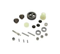 RC Accesorios para WLtoys 244016 1/24 Caja Cambios Trasera Metal Rodamiento Engranaje Piezas Mejora Coche RC Accesorios Modelos Juguete Repuesto