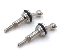 RC Accesorios para WLtoys para MINII-DQZ IW04M 284131 K969 K979 K989 K999 P929 P939 1/28 Eje Cardán Metal Actualización RC Accesorios Coche(Silver)