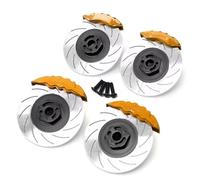 RC Actualización Compatible con 3RACING para Sakura D5S D5 1/10 RC Car Upgrade Parts Accesorios 4 Piezas Metal 12 Mm Hex Wheel Hub Llanta Disco De Freno Pinza