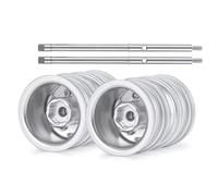 RC Actualización Compatible con Axial para SCX24 Todo para La Serie 1/24 Accesorios De Camiones De Carrero RC Lluviales De Llantas De Rueda Trasera con Eje del Conductor CVD