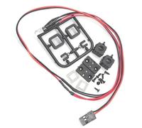 RC Actualización Compatible con SCX24 1/24 1/12 1/16 RC Car Parts Accessories 1Set Techo Luz Portaequipajes Foco Base De Plástico