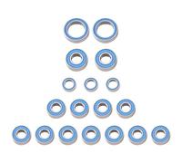 RC Actualización Compatible con Tamiya CC01 1/10 Control Remoto Actualizaciones De Coche Accesorios De Repuesto 18 Uds Kit De Rodamiento De Bolas Sellado De Goma