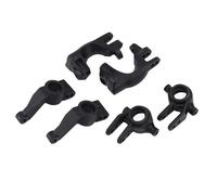 RC Actualización Compatible con Traxxas para Slash 4X4 para VXL para Remo para Hobby 1/10 Piezas De Coche RC 6 Uds Bloque De Dirección Delantera Bloque De Ruedas Eje Trasero