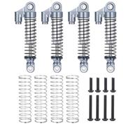 RC Actualización Compatible con TRX4M para Bronco para Defender K10 F150 1/18 RC Micro Accesorios para Trepadores 4 Uds Amortiguadores De Metal