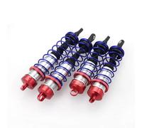 Rc Amortiguador Especial Para Jlb Para Hsp Dhk Para Hpi Hongnor Para Df Modelo Para Zd Para Racing Oli 1/8 1/7 120 Mm 143 Mm Amortiguador Delantero Metal Rc Coche CamióN(Red)