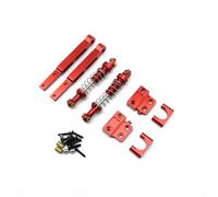 Rc Amortiguador Especial Para MN Para MN82 MN82S MN82POR Amortiguador Eje Trasero Metálico Coche Teledirigido Accesorios Modificación Mejora(Red)