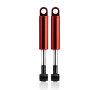 RC Amortiguadores para Tamiya para Scania para Actros para Man para Volvo 1/14 RC Coche Volquete Metal Suspensión Trasera Delantera Amortiguador(Red)