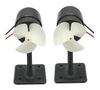 RC Boat Motor Drive Set, 2 Piezas 10-20V Impermeable Impermeable Submarino hélice propulsor de Motor de para Boat de Bricolaje Robot en Bote