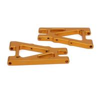 RC Brazo Oscilante For Kyosho For Optima 4Wd 1/10 2PCS Alloy Front Lower Left Right Suspension Arm RC Model Car Upgrade Repair Modify Parts OT004(Yellow)