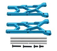 RC Brazo Oscilante para Arrma 3s para Mega550 para Vorteks 1/10 Aleación Aluminio 2Uds Suspensión Delantera Inferior Brazo A RC Modelo Reparación Automóviles Modificar Piezas(Blue)