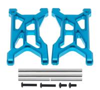 RC Brazo Oscilante para Arrma 3s para Mega550 para Vorteks 1/10 Aleación Aluminio 2Uds Suspensión Trasera Inferior A-Arm RC Actualización Coche Piezas Modificadas Reparación(Blue)