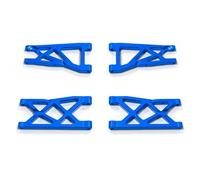 RC Brazo Oscilante para Arrma para Granite 4x4 para Senton para Vorteks para Typhon AR330443 AR330516 1/10 Kit Brazos Suspensión Delantera/Trasera Aluminio Pieza Coche RC(Blue)