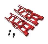 RC Brazo Oscilante para FSR para Tank Sharks para Cheetah para Atom Leopard para Thunder 1/8 Brazo Inferior Trasero Metal RC Crawler Car Truck Reparación Modificar Piezas(Red)