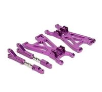 RC Brazo Oscilante para HPI para Savage para Flux 2350 XL X 4.6 5.9 21 25 SS 4.1 3.5 1/8 Conjunto Brazo Suspensión Superior Inferior Delantero Trasero 85238 Piezas Coche RC(Purple,4Pcs)