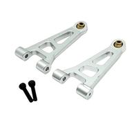 RC Brazo Oscilante para MJX 14207 14208 1/14 Actualización Metal Frente Superior Brazo Oscilante Control Remoto Modificaciones Coche Piezas Repuesto Accesorios(Silver)
