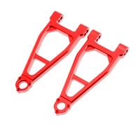 RC Brazo Oscilante para Tamiya 58719 para BBX BB01 1/10 Mejora Metal Brazos Suspensión Delanteros Superiores Basculante Coche RC Modelo Crawler Pieza Reparación Modificación(Red)
