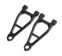 RC Brazo Oscilante para Tamiya 58719 para BBX BB01 1/10 Mejora Metal Brazos Suspensión Delanteros Superiores Basculante Coche RC Modelo Crawler Pieza Reparación Modificación(Black)