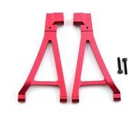 RC Brazo Oscilante para Traxxas para Summit para E-revo para VXL 1/16 Conjunto Brazo Suspensión Superior Inferior Delantero Trasero 7131 7132R Piezas Reparación Coche RC(Red,Front Lower)