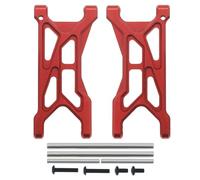 Rc Brazo SuspensióN Para Arrma 3s Para Mega550 Para Vorteks 1/10 Aleación Aluminio 2Uds Suspensión Trasera Inferior A-arm RC Actualización Coche Piezas Modificadas Reparación(Red)