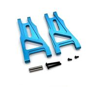 Rc Brazo SuspensióN Para Tamiya Denetsu Para Fighter Para Nxgen DT04 58741 DT03 58587 58628 1/10 Componente Brazo Control Inferior Delantero Metal Piezas Coche RC(Blue)