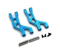 Rc Brazo SuspensióN Para Tamiya Denetsu Para Fighter Para Nxgen DT04 58741 DT03 58587 58628 1/10 Parte Superior Trasera Metal Brazo Oscilante RC Reparación Coches Modificar Piezas(Blue)