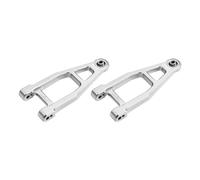 Rc Brazo SuspensióN Para Tamiya Para BBX BB-01 58719 1/10 Aluminio 7075 Brazos Suspensión Superior Delantera RC Actualización Coche Reparación Modificar Piezas(Silver)