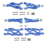 Rc Brazos Oscilantes Para Arrma 1/7 Para Limitless Por Infraction Para Typhon 6S 1/8 Kit Brazo Suspensión Delantera Y Trasera Metal Piezas Modificadas Reparación Coche Rc(Blue)