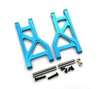Rc Brazos Oscilantes Para Tamiya Denetsu Para Fighter Para Nxgen DT04 58741 DT03 58587 58628 1/10 Parte Trasera Aluminio Inferior Brazo Oscilante Piezas Reparación Automóviles RC(Blue)
