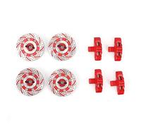 RC-Bremsscheibe für TRAXXAS Unlimited Desert Racer UDR 1/7, Bremsscheibe aus Aluminiumlegierung mit nicht gerichteter Oberfläche, leichtes Upgrade-Zubehör für RC-Autos (Roja)