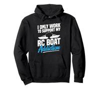 RC Capitán Control Remoto Barco Crucero Adicción RC Barco Sudadera con Capucha
