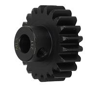 RC Car Gear M1.5, negro resistente al desgaste resistente a la abrasión 8mm diámetro del agujero 1/5 acero M1.5 RC Kit de engranajes para coche 8S (21T)