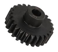 RC Car Gear M1.5, negro resistente al desgaste resistente a la abrasión 8mm diámetro del agujero 1/5 acero M1.5 RC Kit de engranajes para coche 8S (25T)