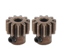 RC CAR PINON Gear 32P 11T Steel 3.175 mm Alto rendimiento Rustler 4x4 Actualización del motor 2 piezas Conjunto para una velocidad y energía RC mejoradas mejoradas