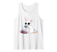 RC Car Race Racer Conejo Huevos Orejas de Conejo Linda Primavera Camiseta sin Mangas
