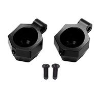 RC Car Rear Hub Carrier | Aluminum Alloy Upgrade Parts for SG1603 / SG1604 1/16 Scale | Accurate Fit Wheel Seat Reduces Vibration & Helps Avoid Bearing Fallout (Black)