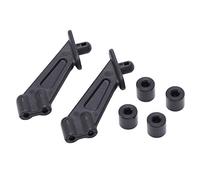 RC Car Rear Wing Bracket | High - Strength Black Plastic Replacement for ZD Racing DBX10 7531 | Fixes Rear Wing for Stability/Downforce/Handling | 1/10 Scale Off - Road